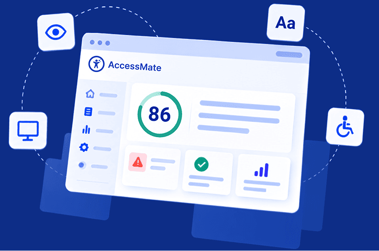 AccessMate accessibility dashboard